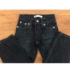 Toddler Levis 514 straight black  jeans